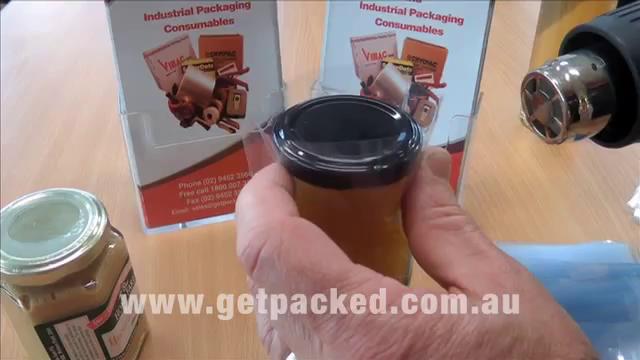 Shrink Sleeves for a Tamper Evident Seal on Bottles and Jars from Get Packed Sydney Australia